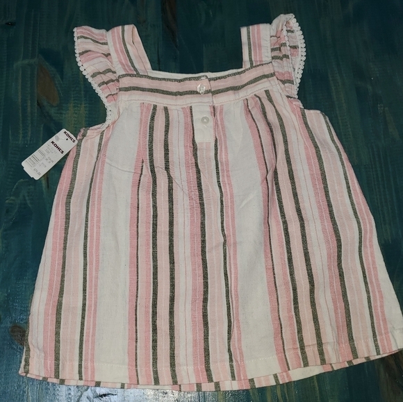 CARTER'S 2 Sleeveless ruffle tops NEW 4/5 Carters - Picture 7 of 7